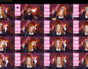 hellamoon — 70 minute Chaturbate female webcam recording, 1080p, Aug 22, 2021